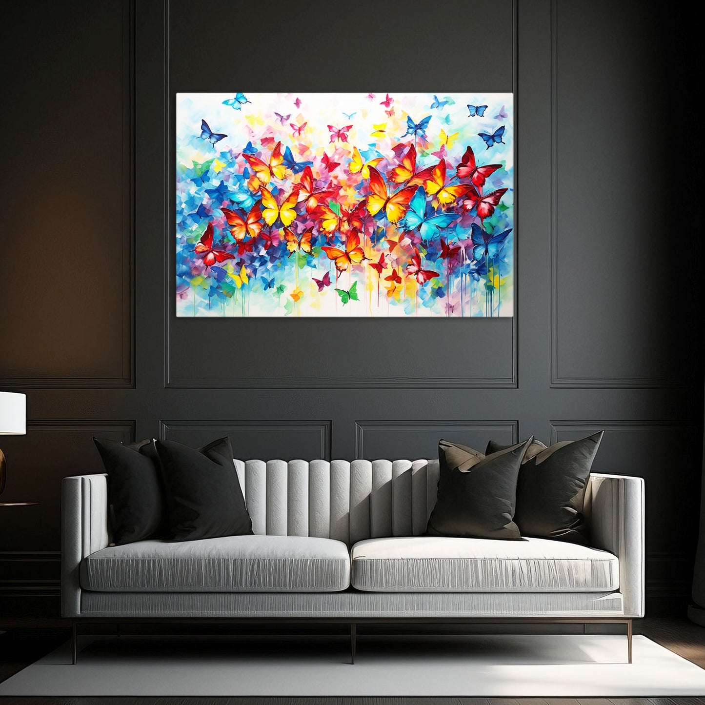Colorful Butterfly Wall Art