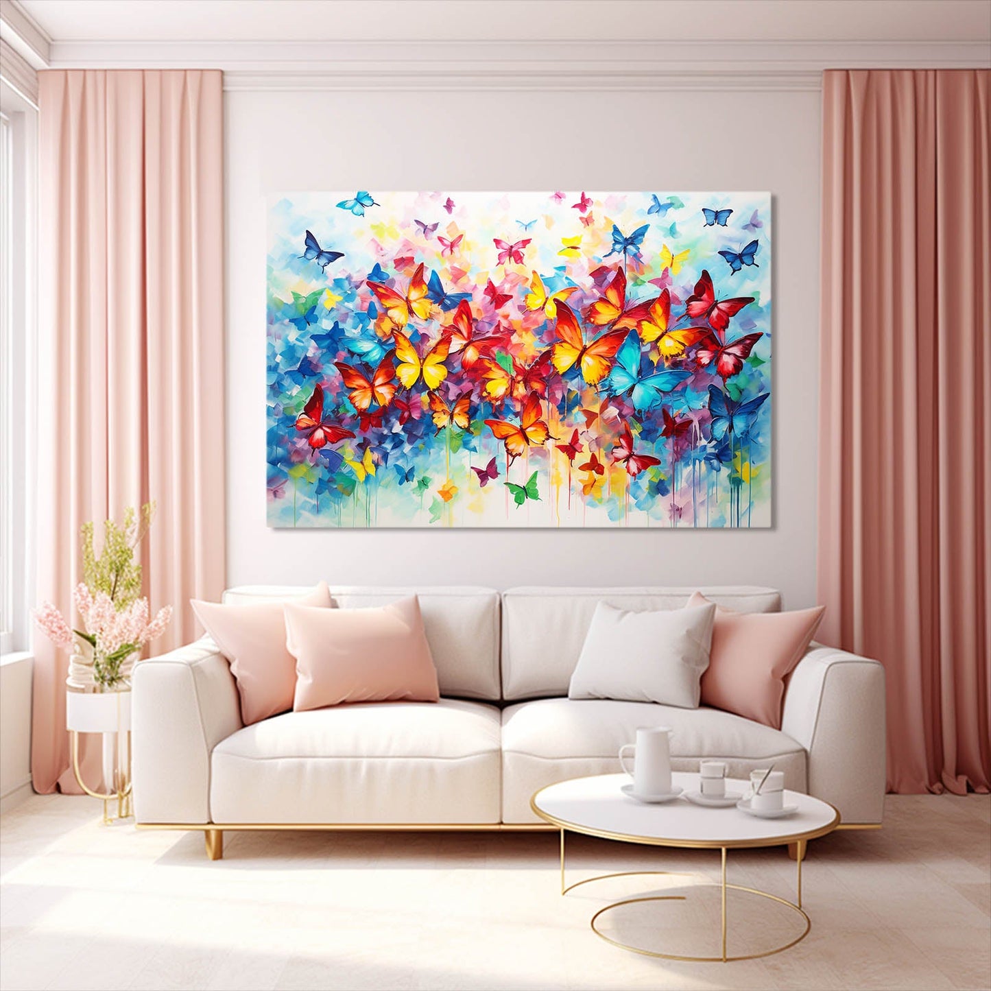 Colorful Butterfly Wall Art