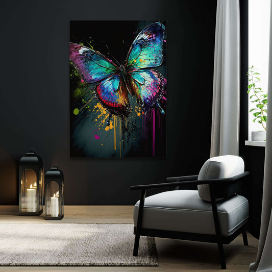 Pop Art Butterfly Wall Art
