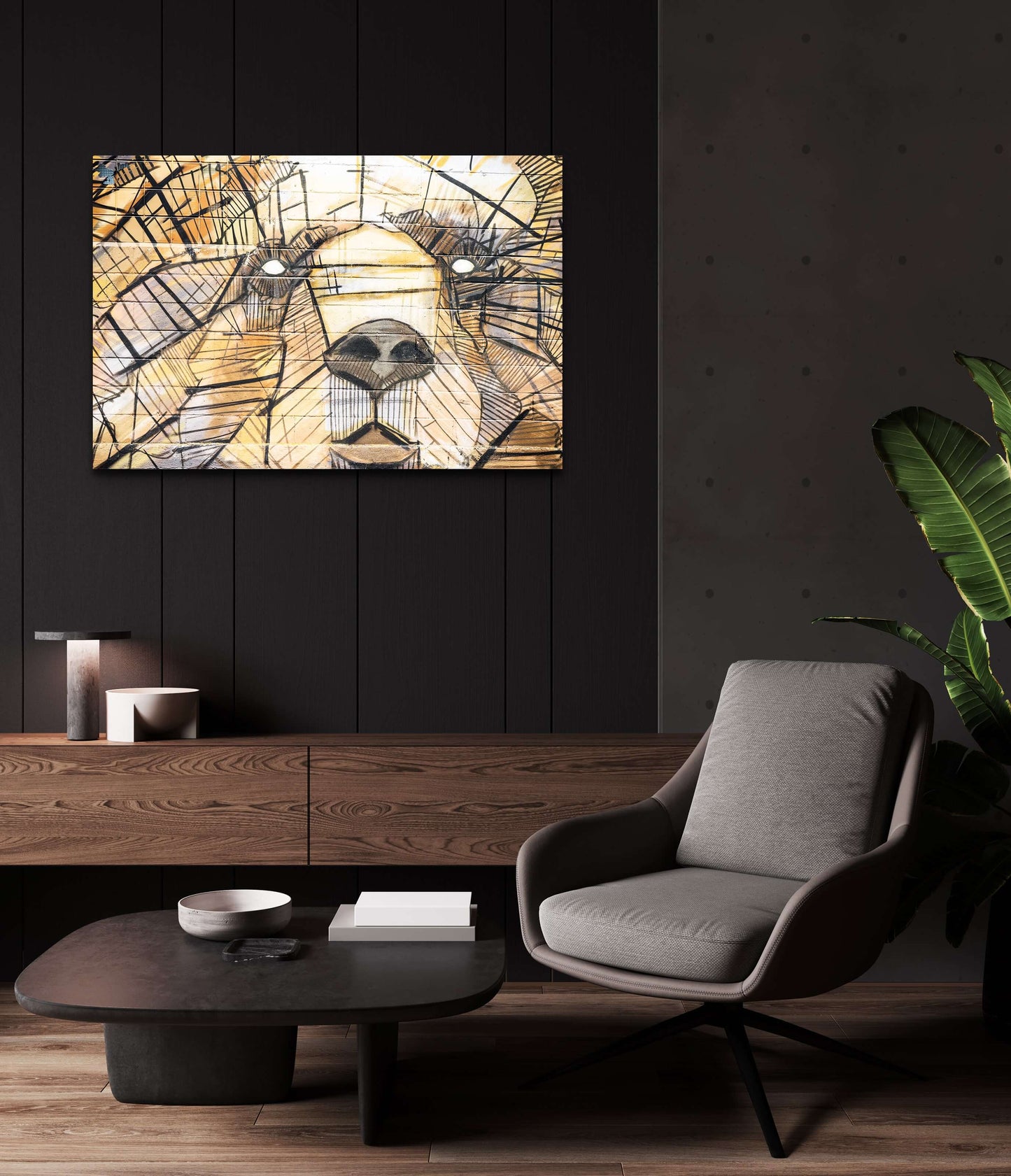 Abstract Bear Art