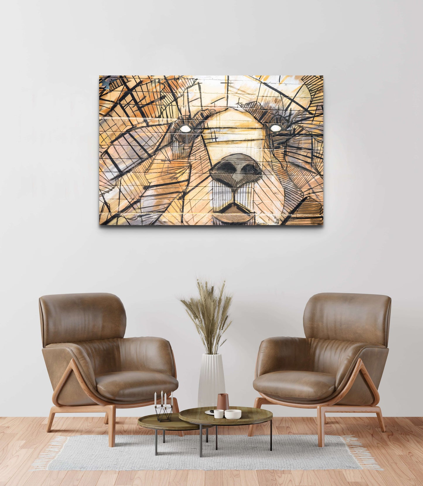 Abstract Bear Art