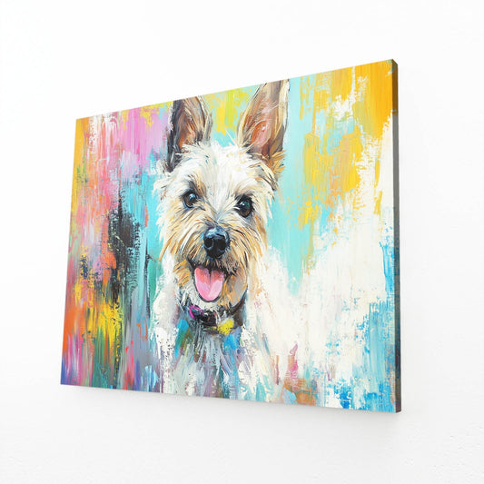Abstract Dog Artwork