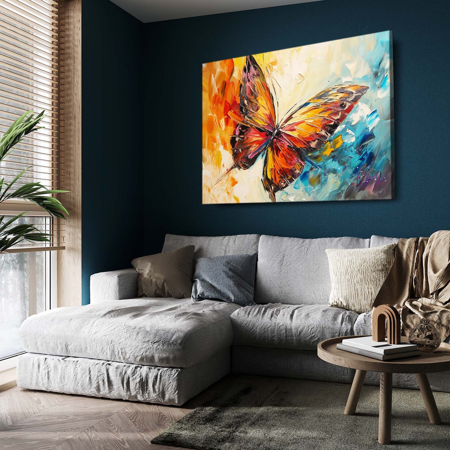 Abstract Firefly Butterfly Wall Art