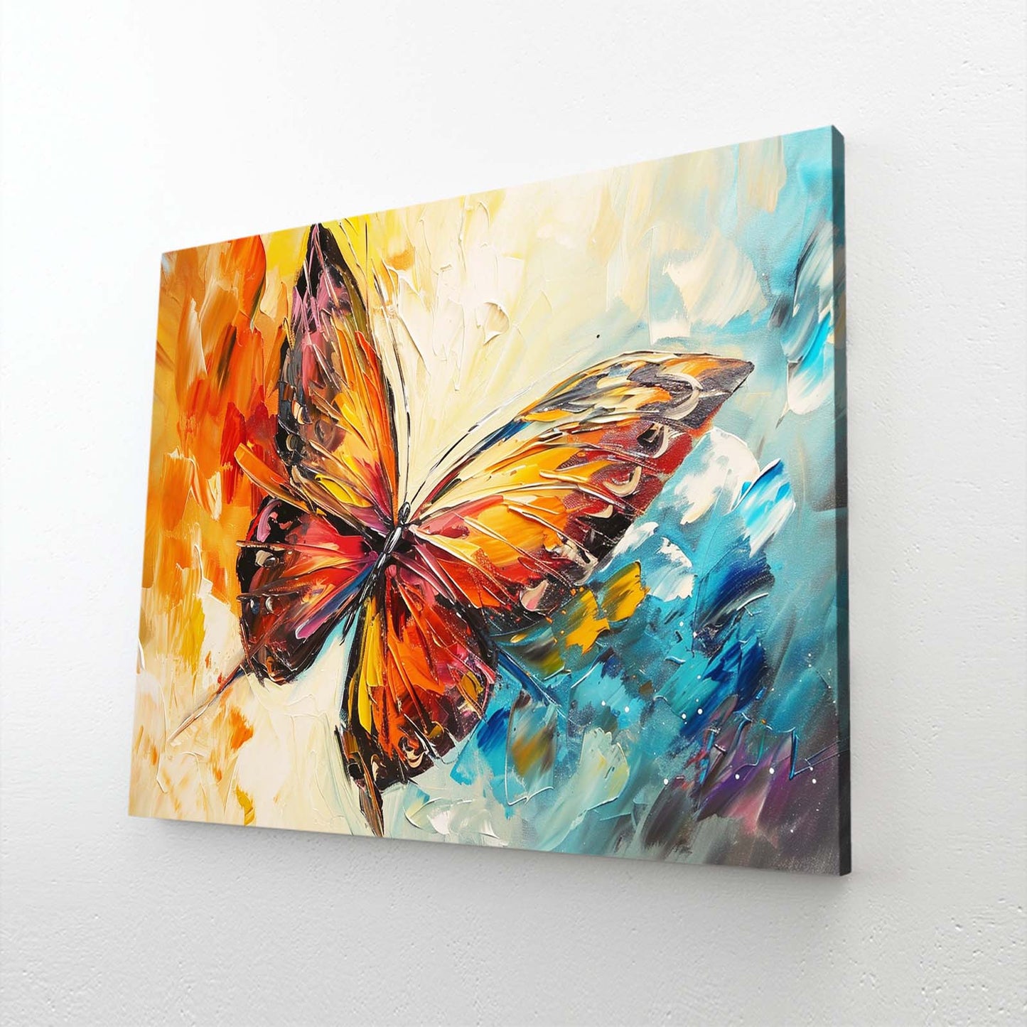 Abstract Firefly Butterfly Wall Art