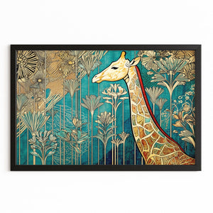 Abtract Giraffe Wall Art