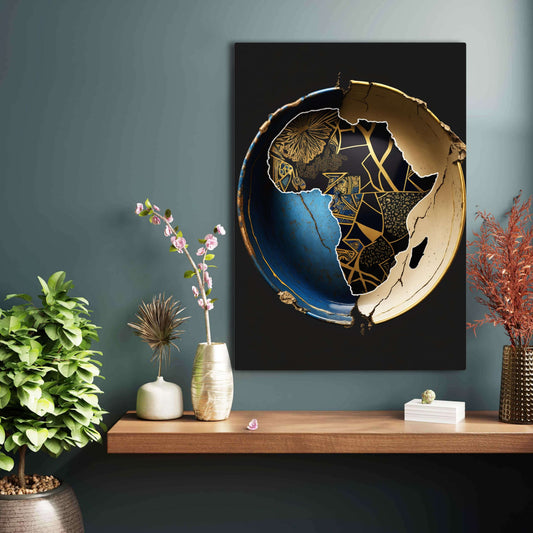 African Fabric Wall Art