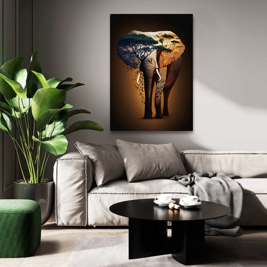 African Safari Canvas Wall Art
