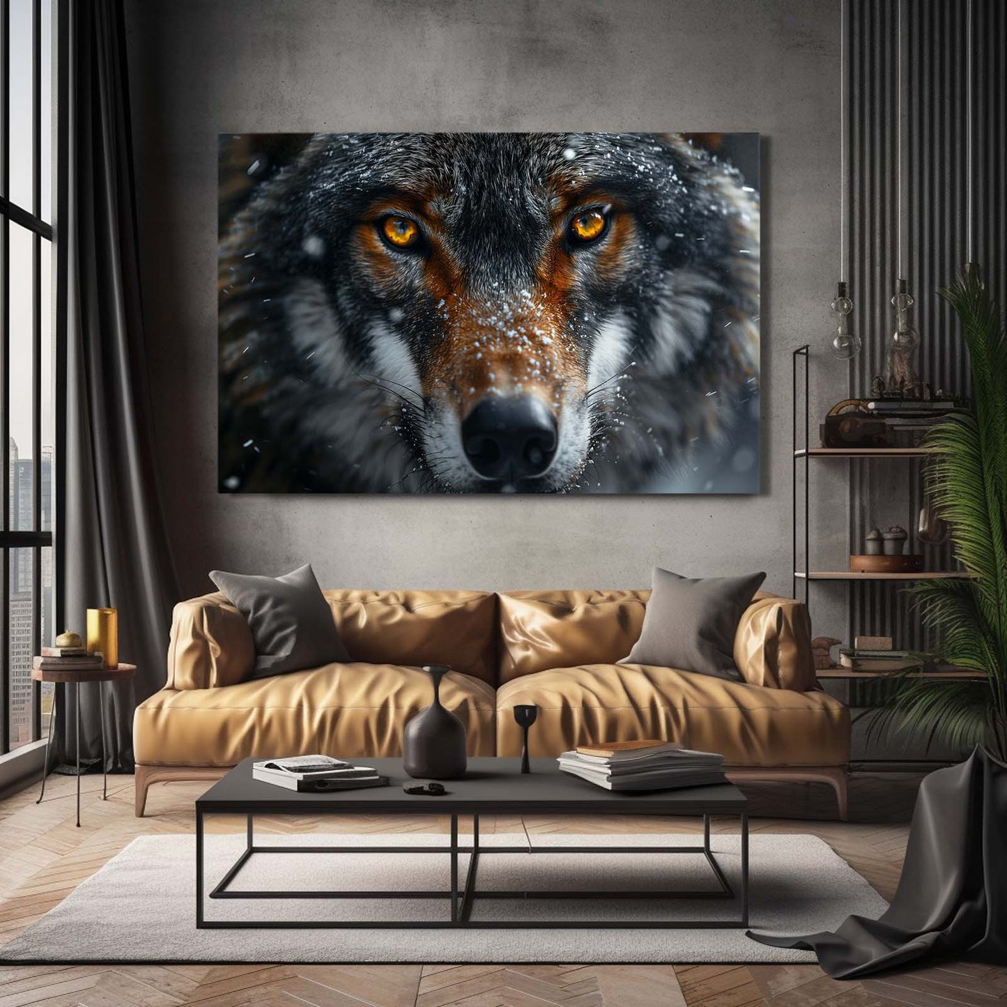 Alpha Male Wolf Art