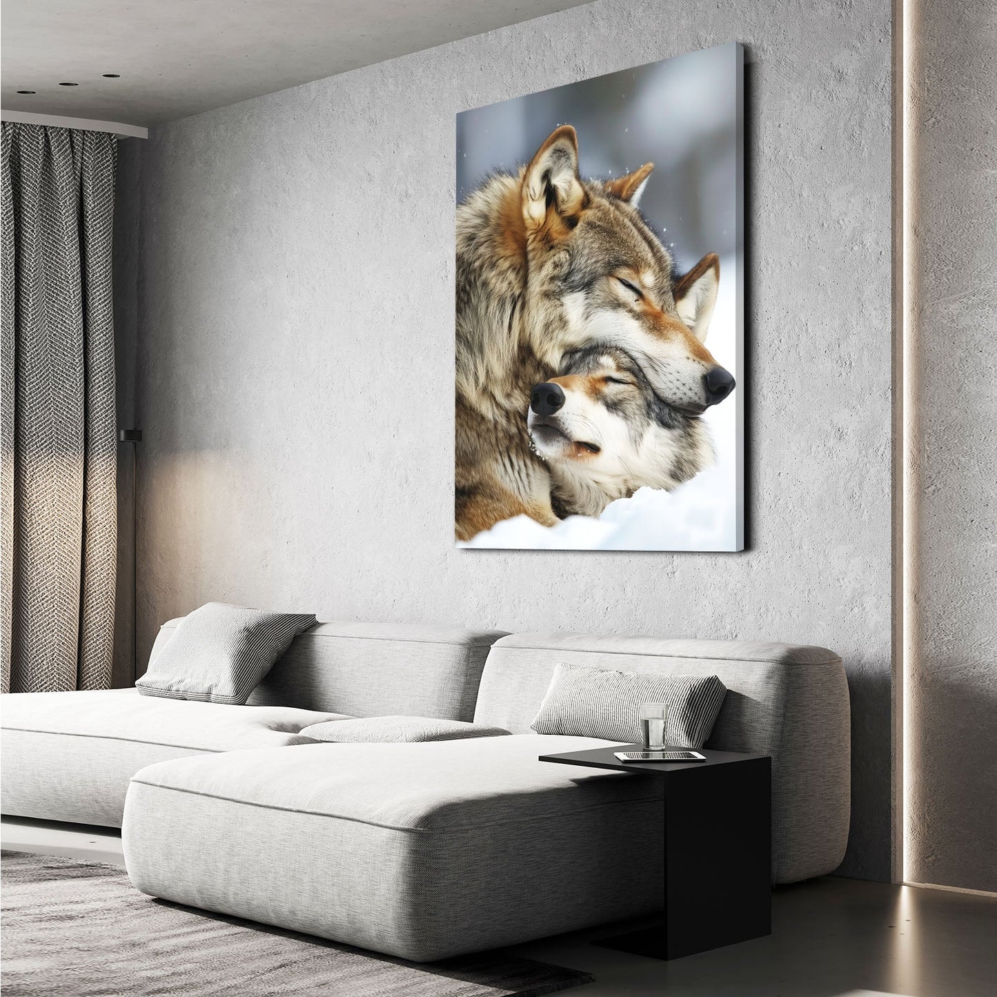 Anime Wolf Couple Art