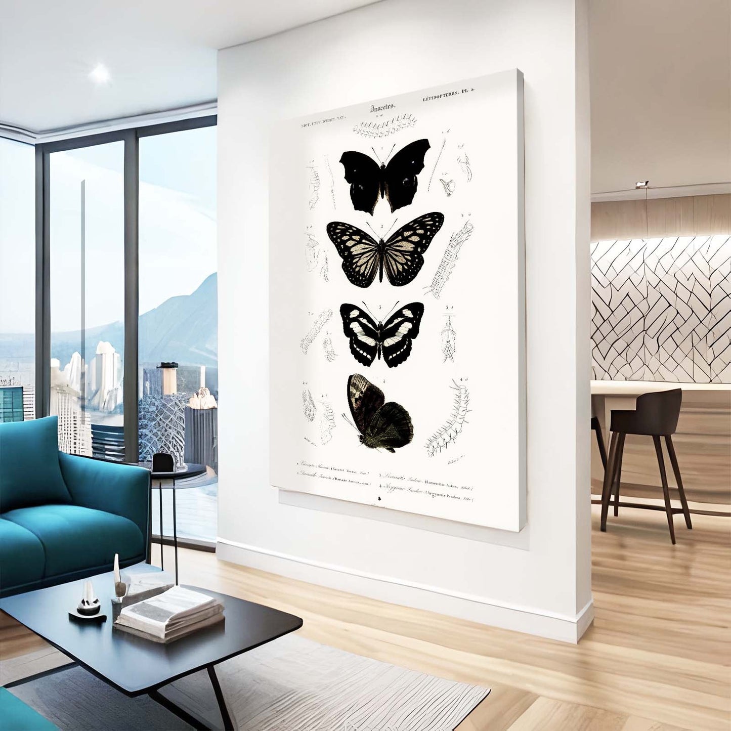Antique Butterfly Wall Art
