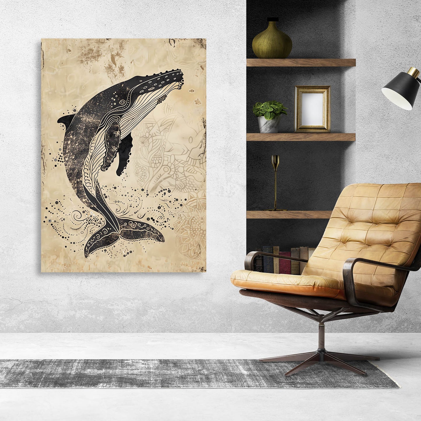 Antique Whale Art