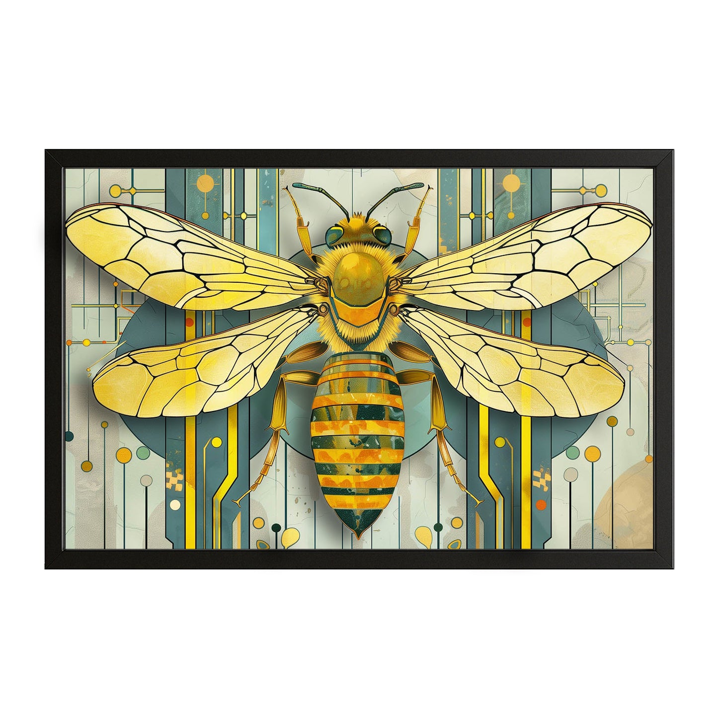 Art Deco Bee Art