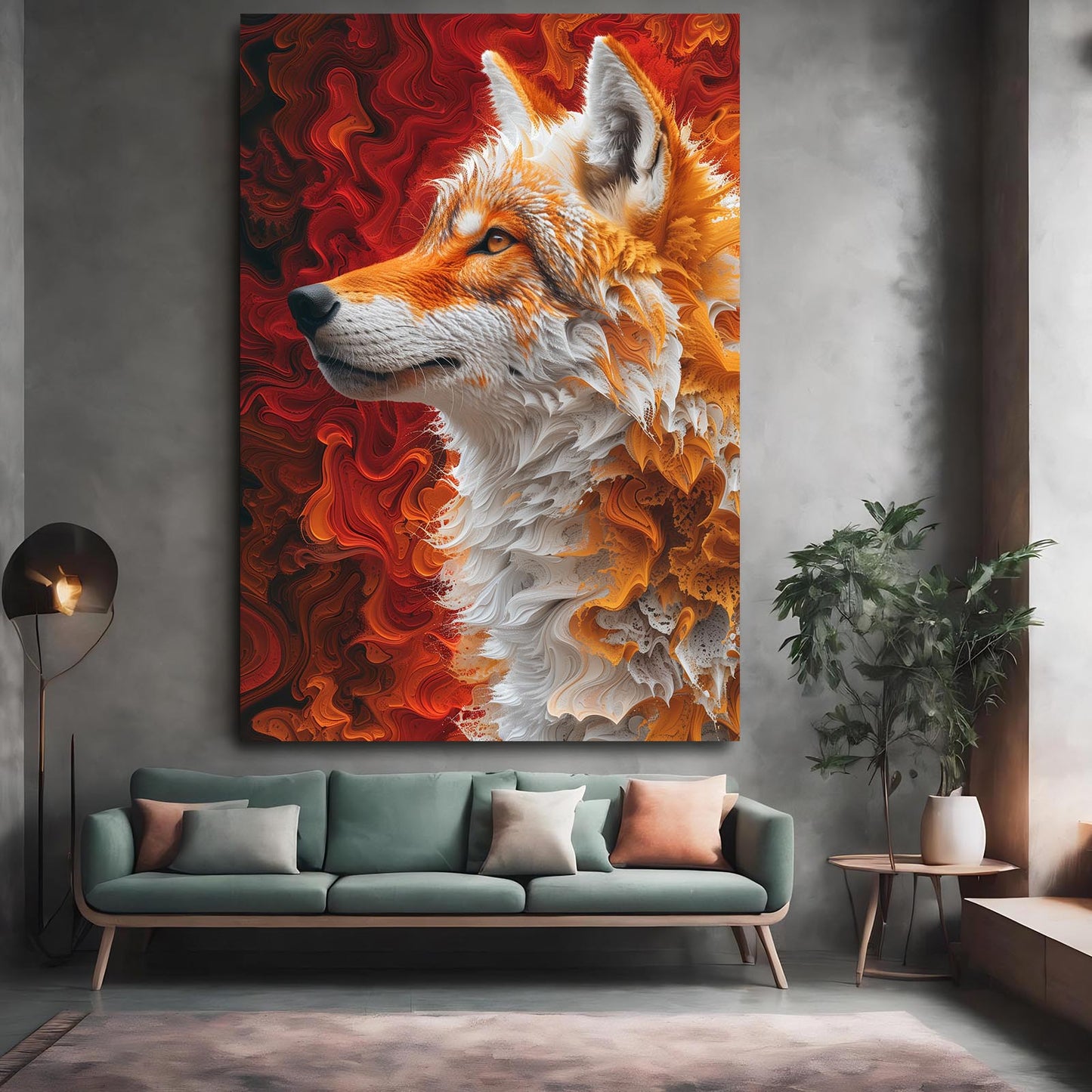 Artistic Wolf Art