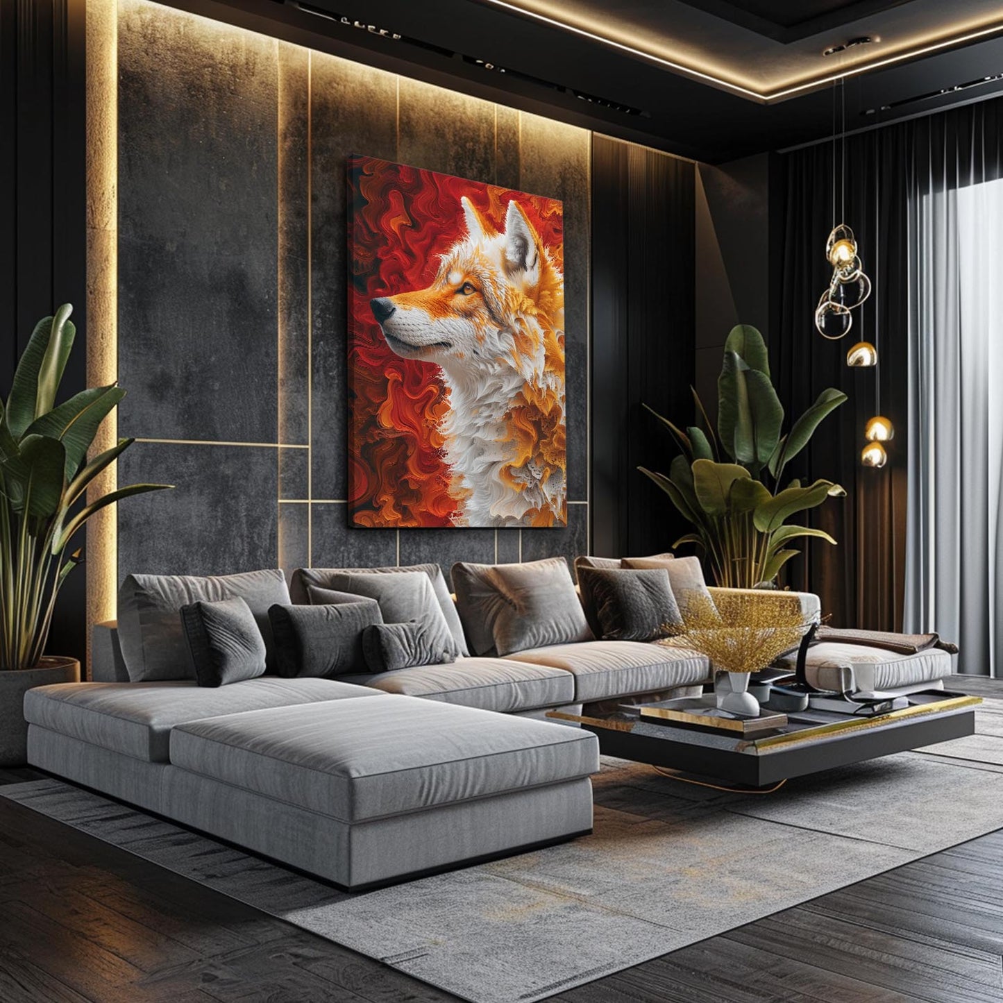 Artistic Wolf Art