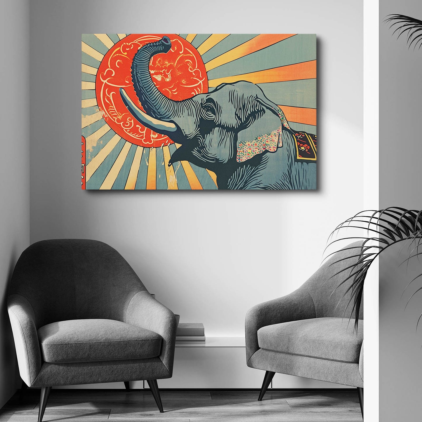 Asian Elephant Wall Art