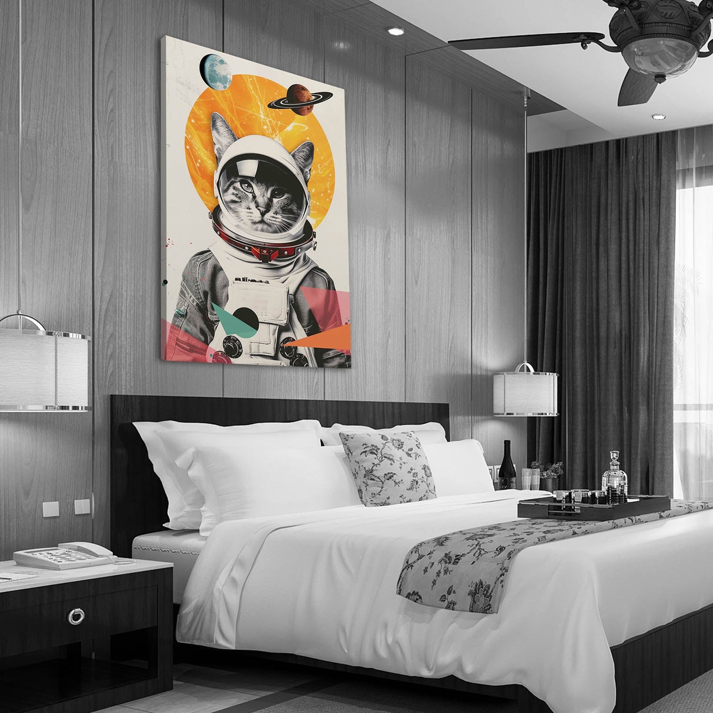 Atomic Cat Wall Art