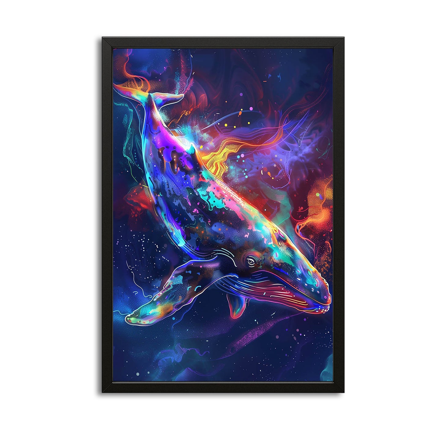 Aurora Pulse Whale Art