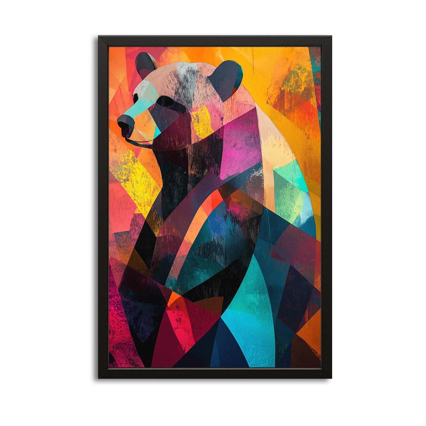 Bear Abstract Art