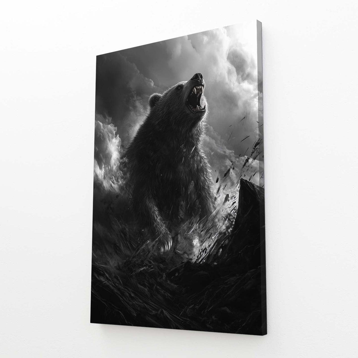 Bear Art Black and White