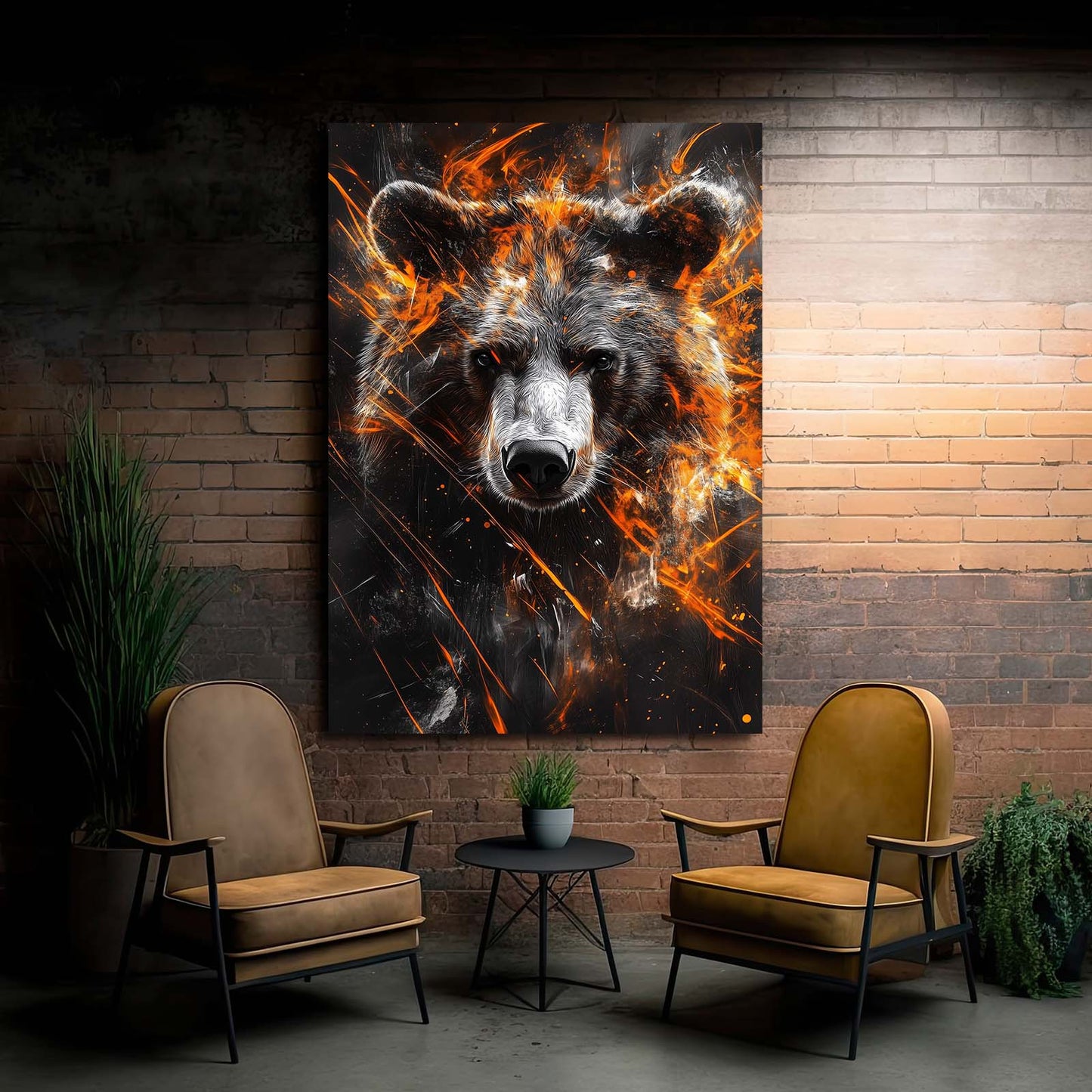 Bear Art Fire