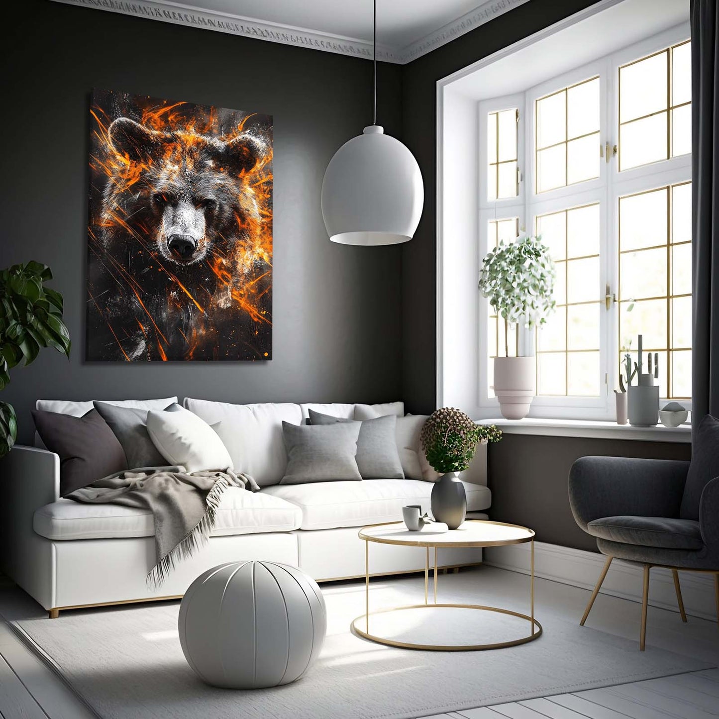 Bear Art Fire