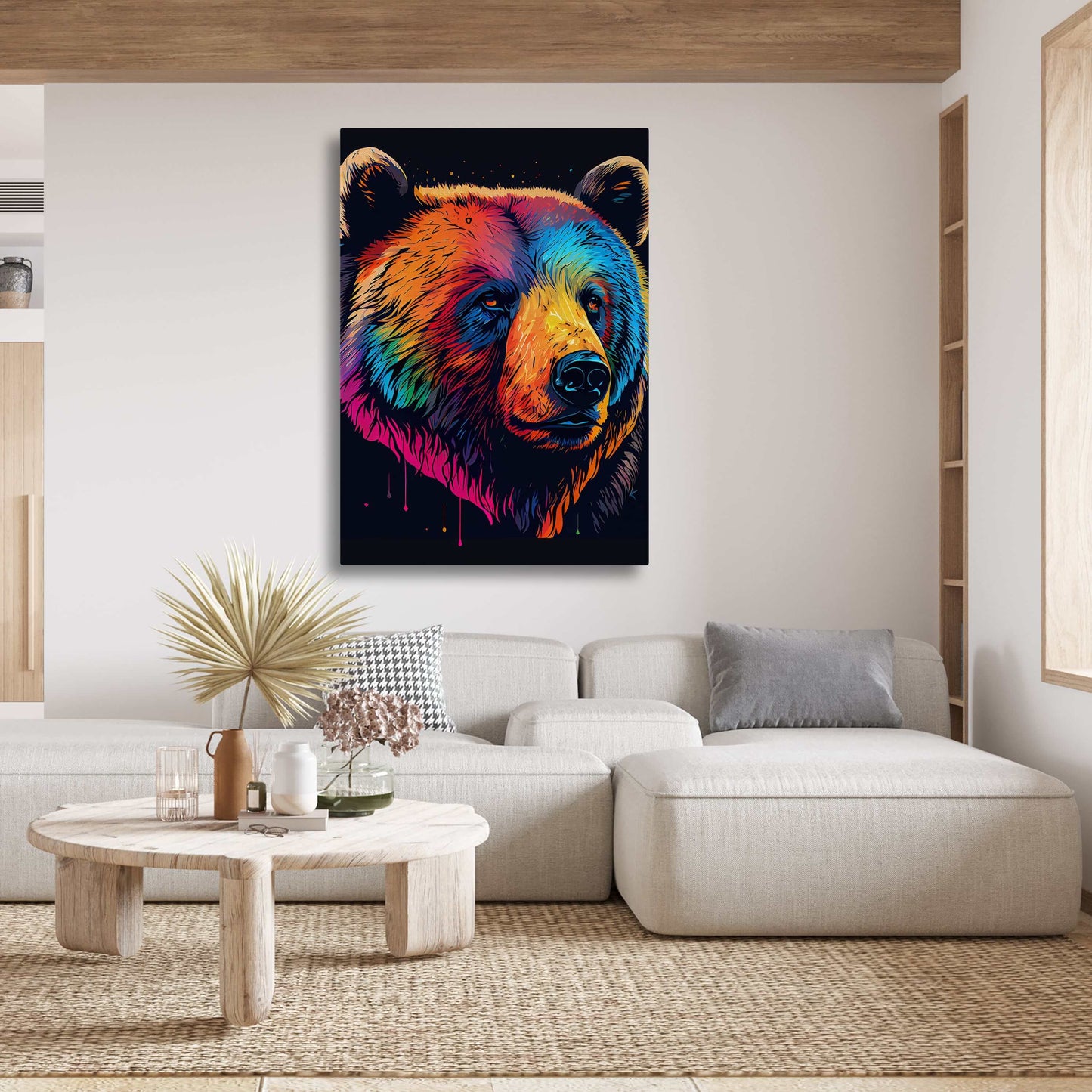 Colorful Bear Art