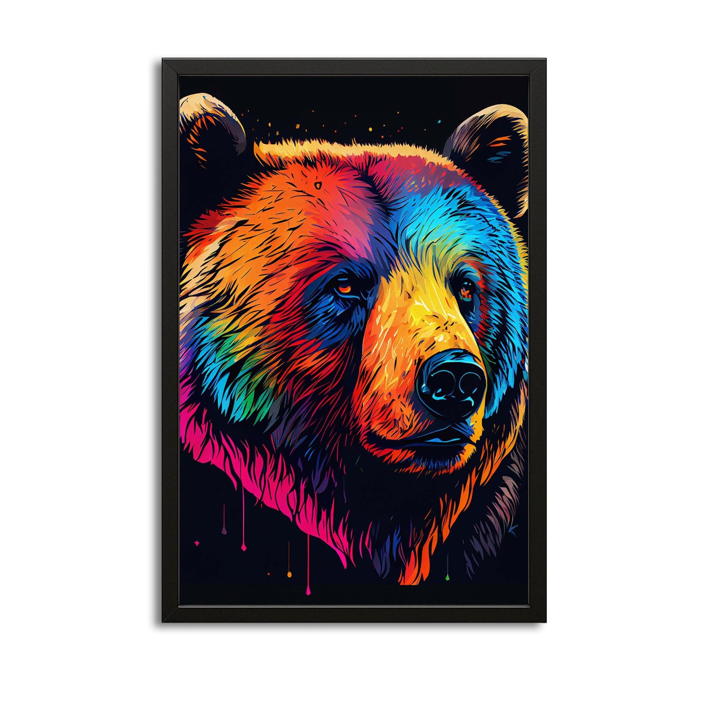 Colorful Bear Art