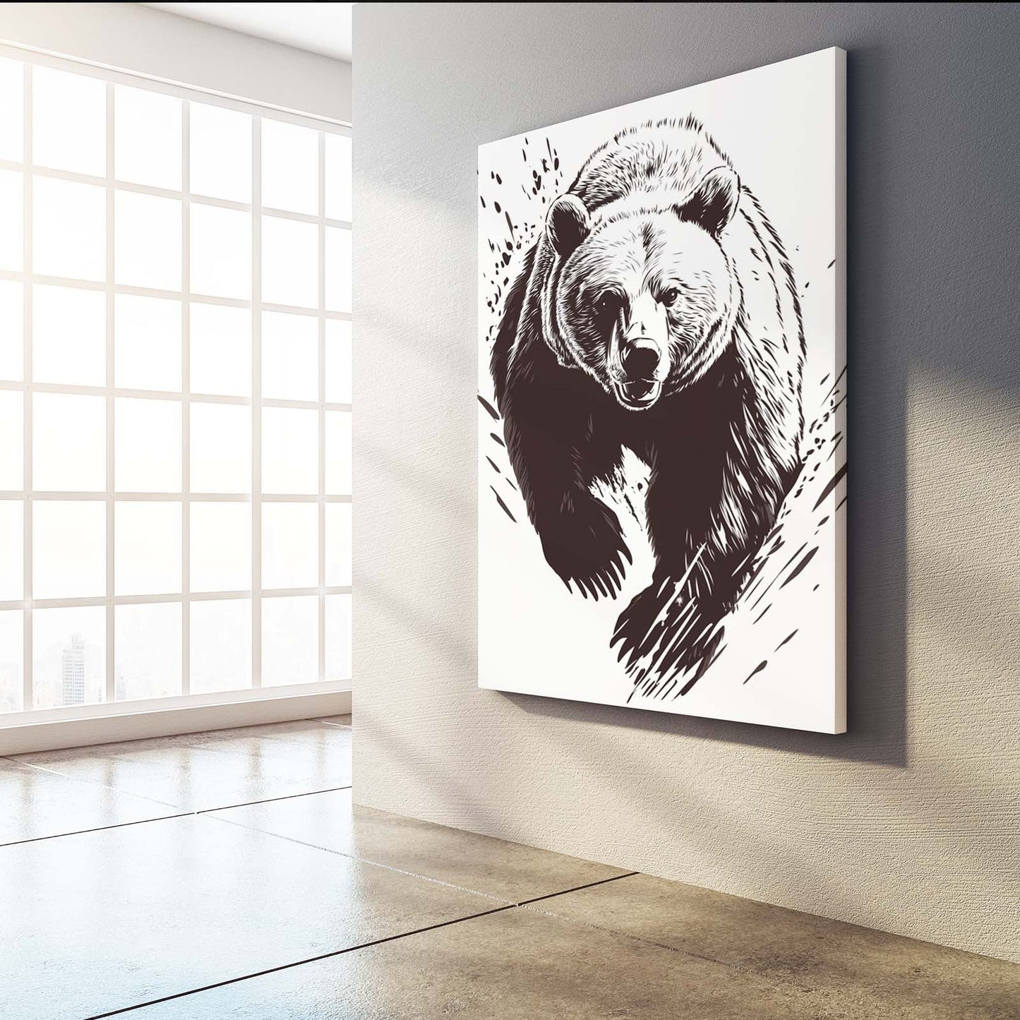 Bear Line Art