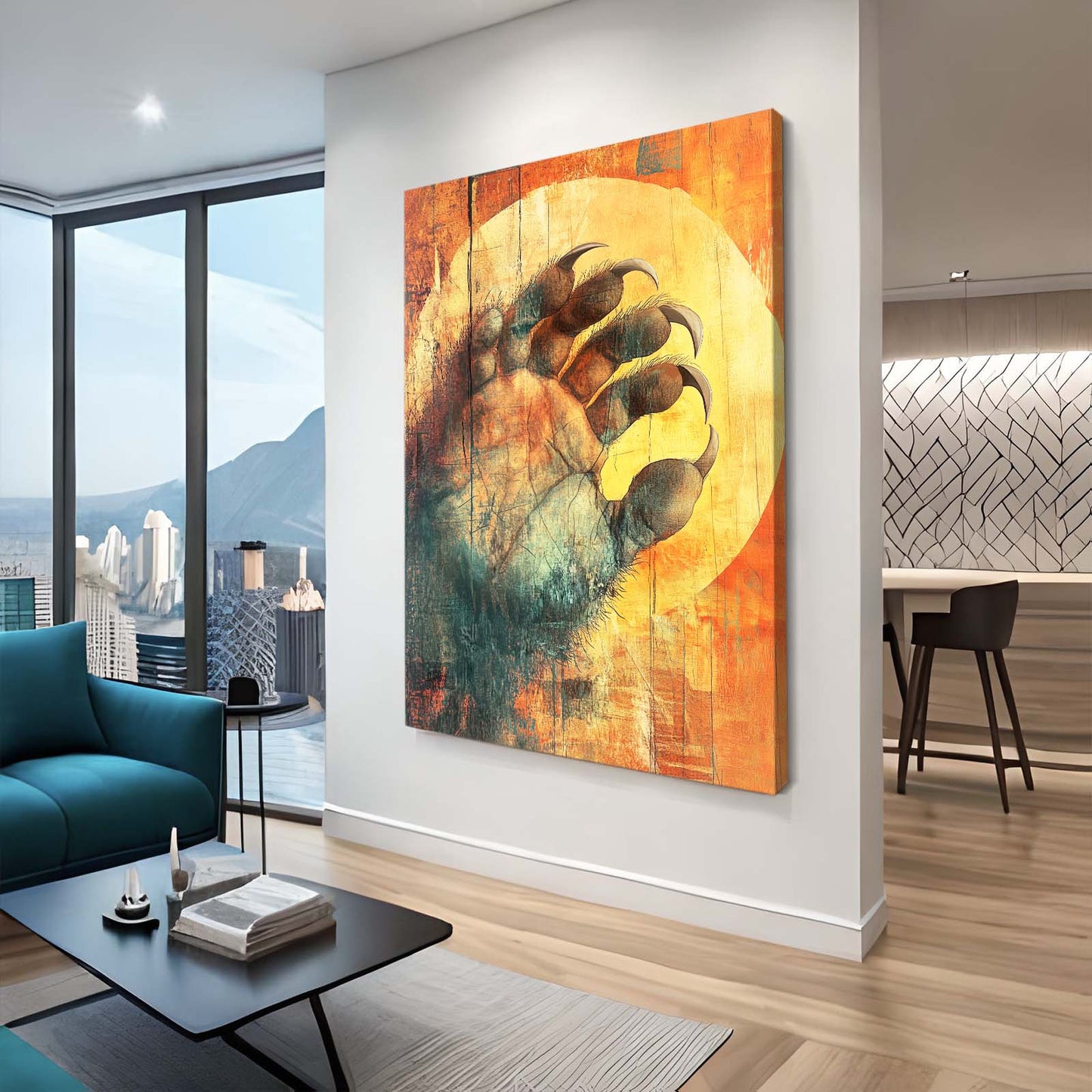 Bear Paw Wall Art