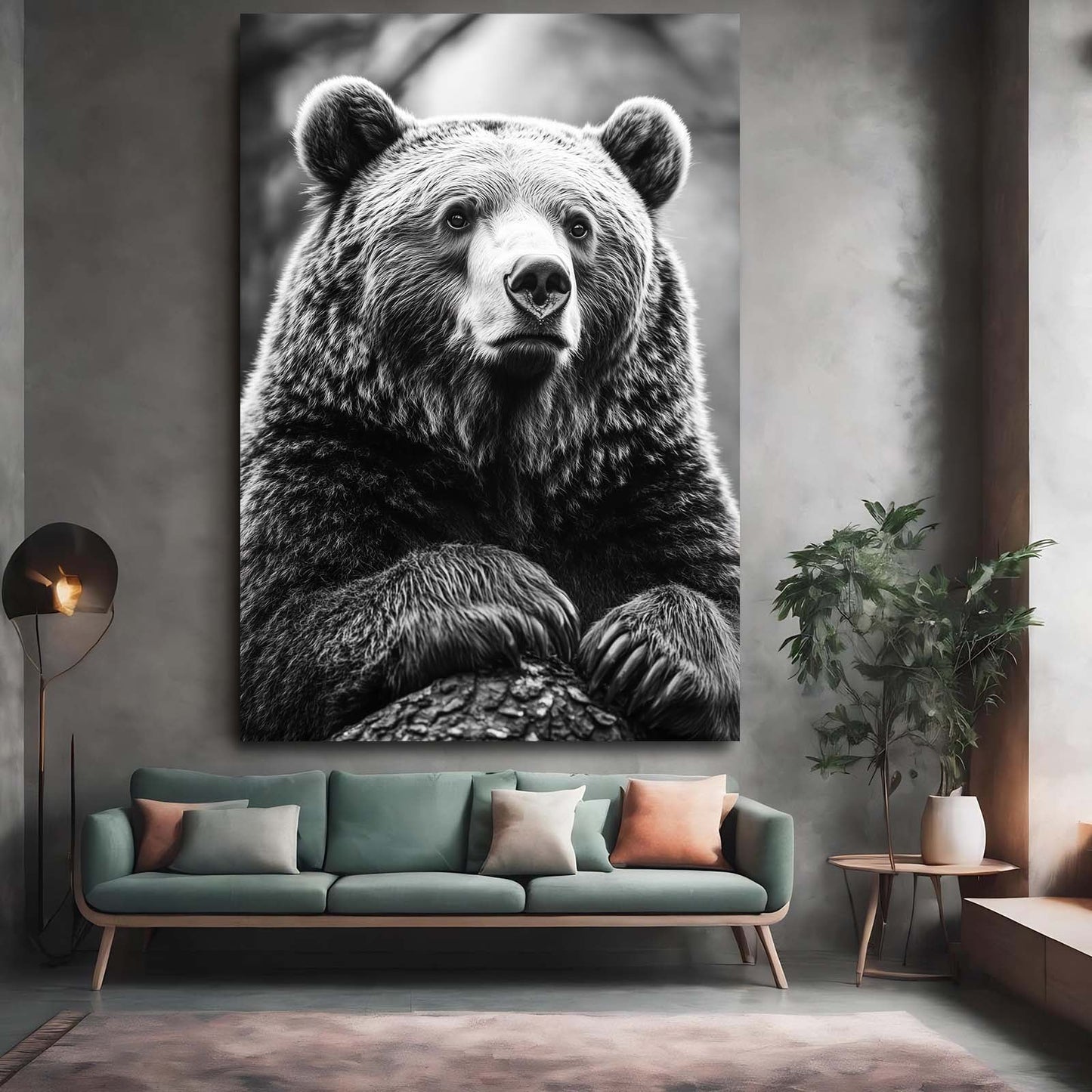 Bear Portrait Art