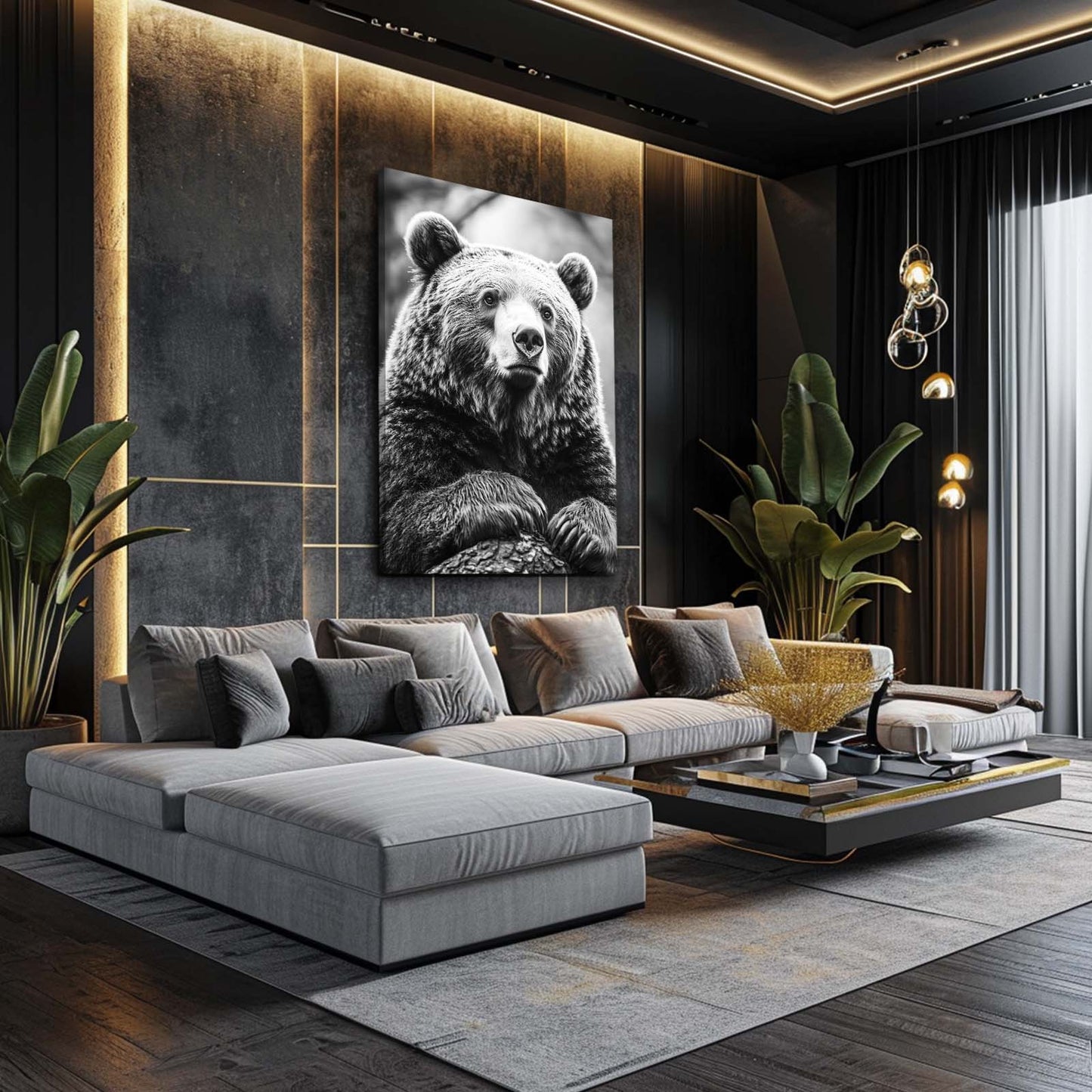 Bear Portrait Art