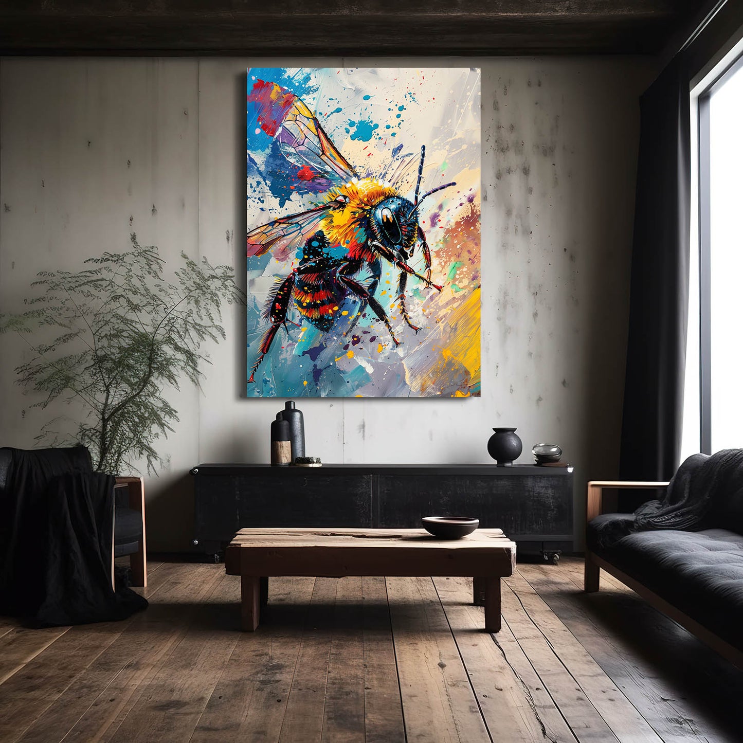 Bee Splash Art