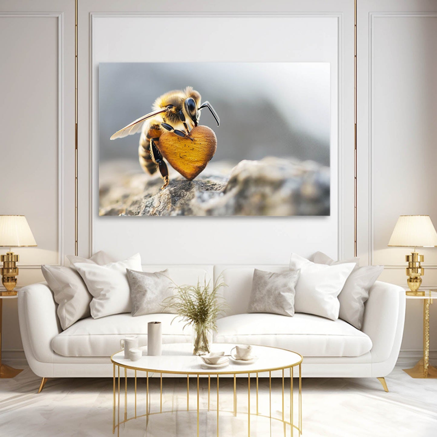 Bee With Heart Art