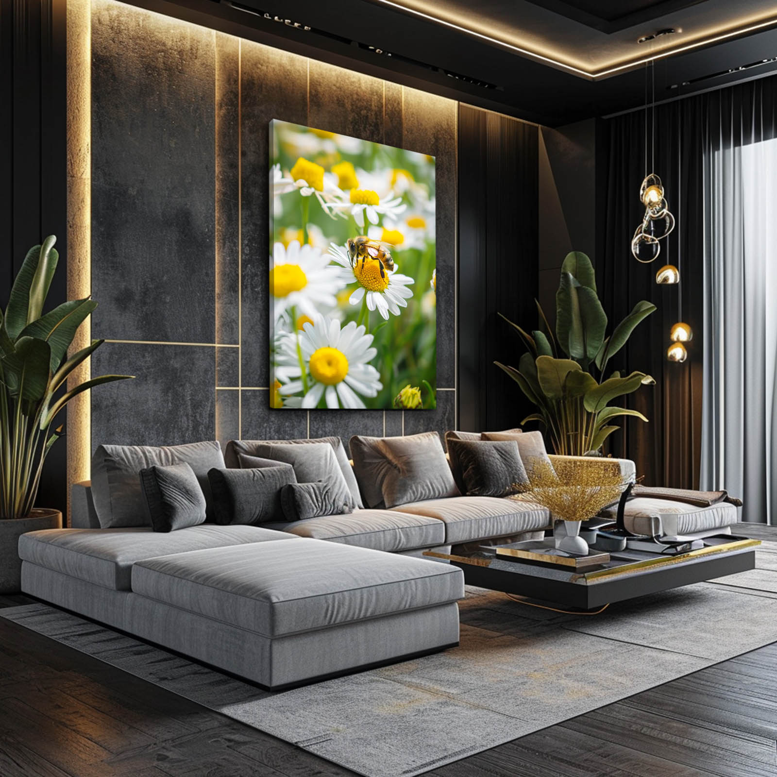 Bees And Flowers Art