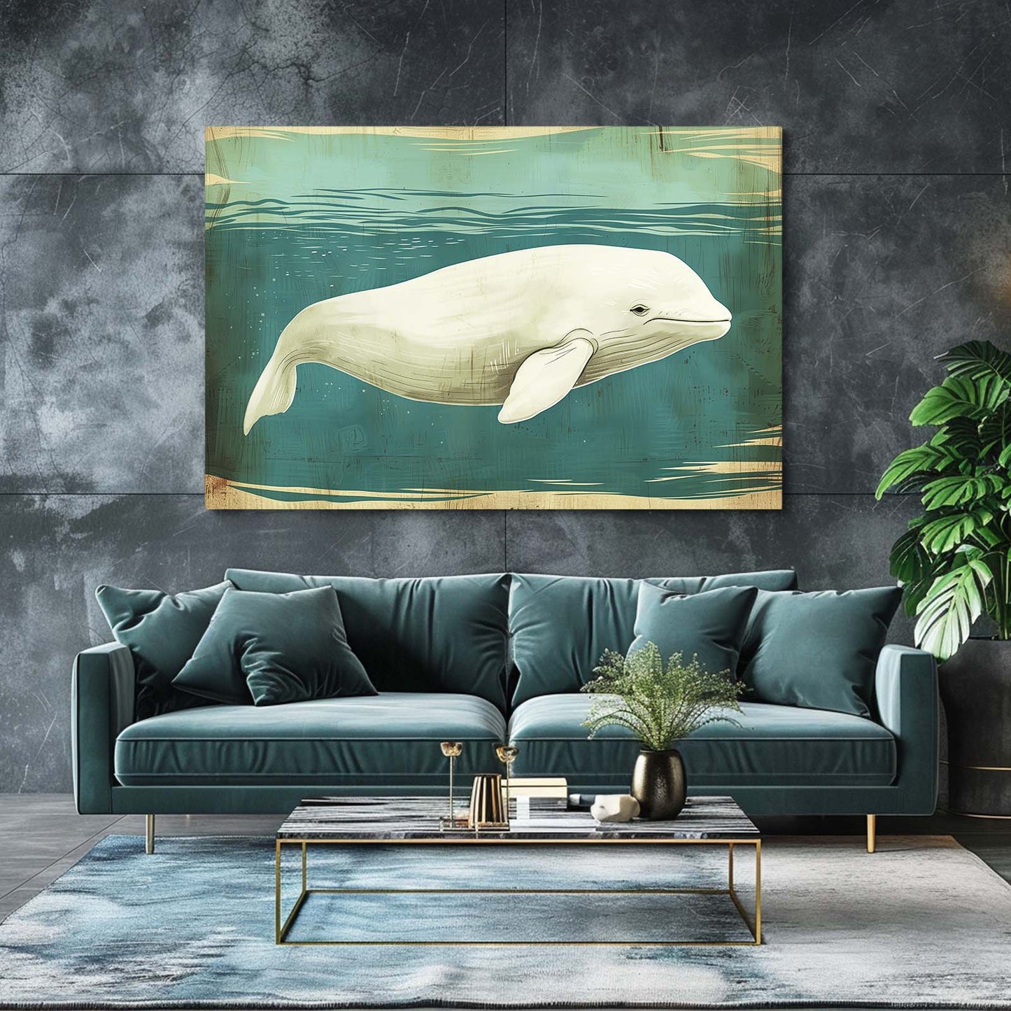Beluga Whale Art