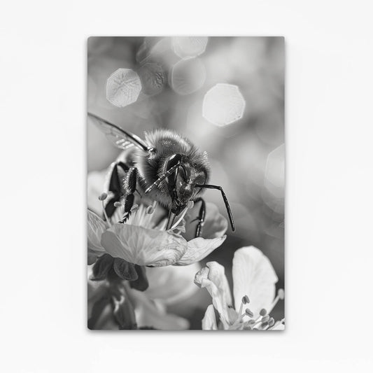 Black And White Bee Art