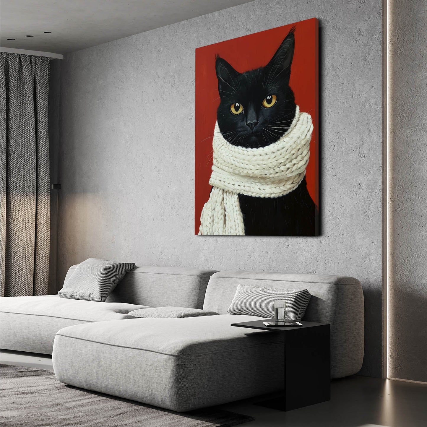 Black Cat Wall Art