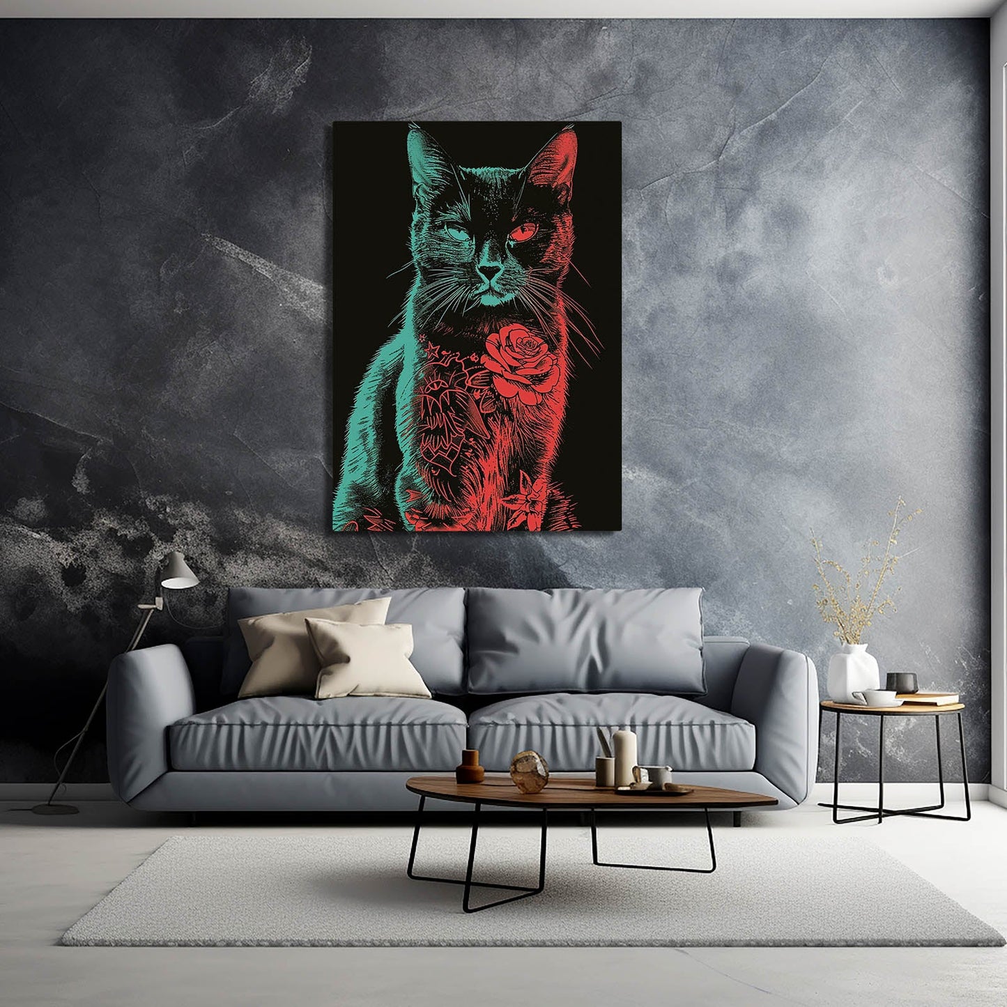 Black Cat Wall Decor