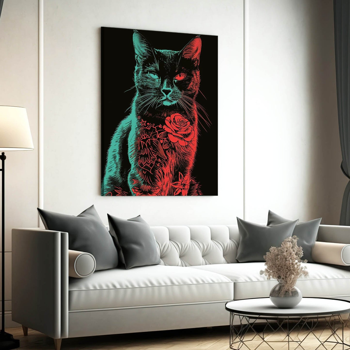 Black Cat Wall Decor