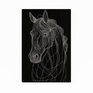 Black Horse Wall Art