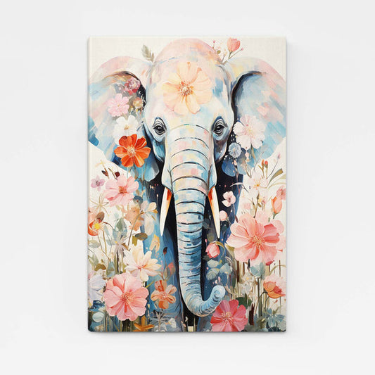 Blossom Garden Elephant Art