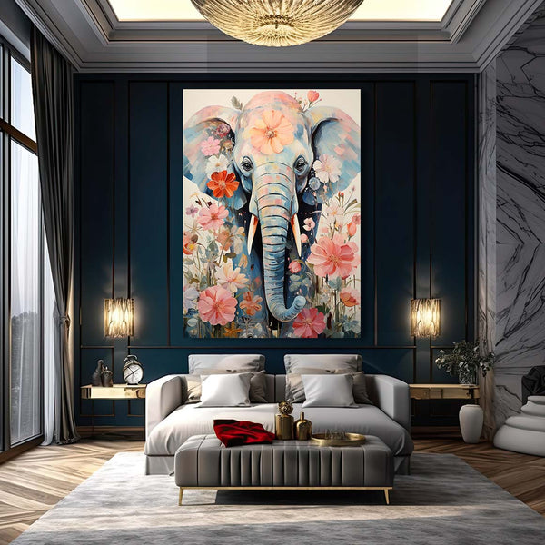 Blossom Garden Elephant Art