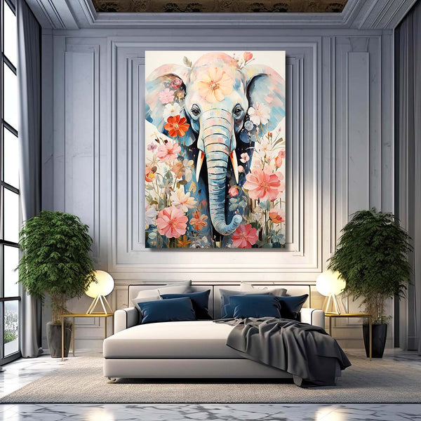 Blossom Garden Elephant Art