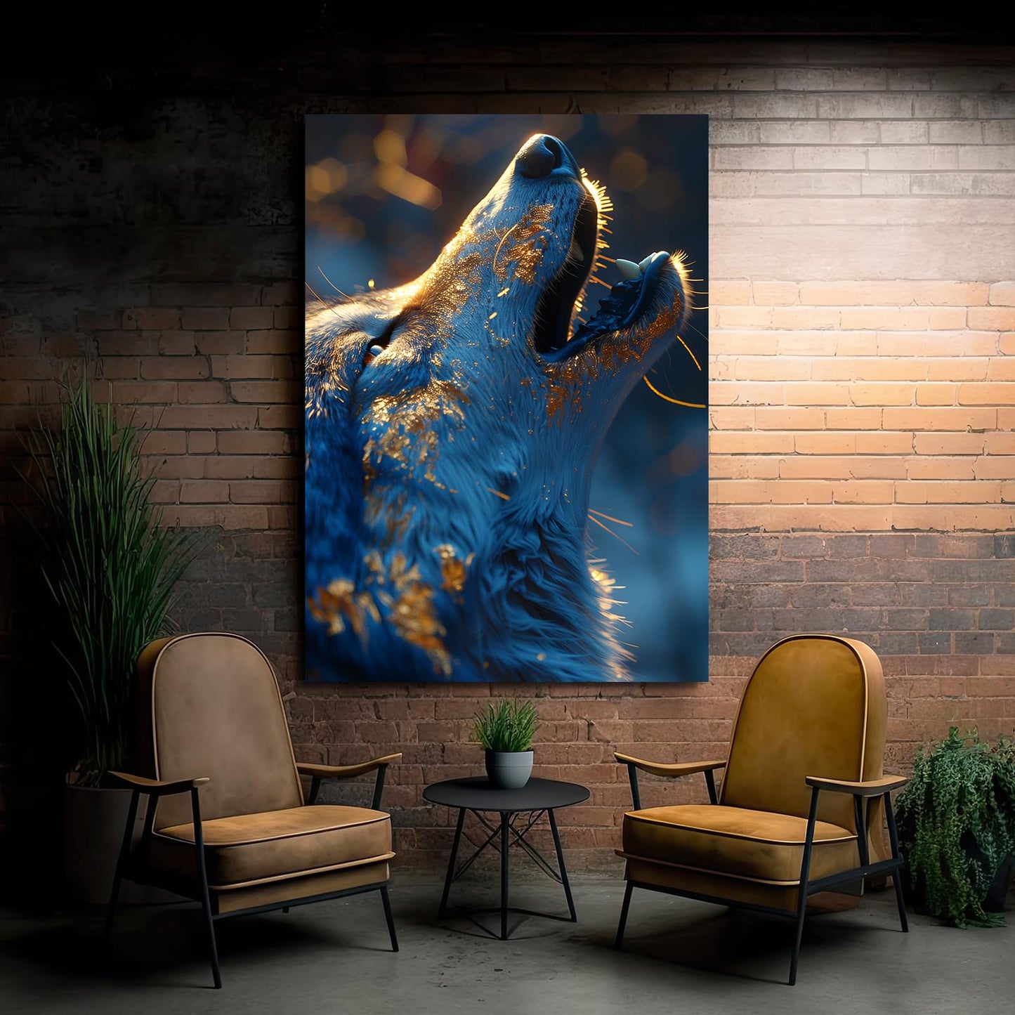 Blue Wolf Art