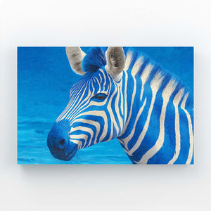 Blue Zebra Prints