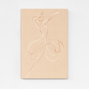 Boho Abstract Dance Print