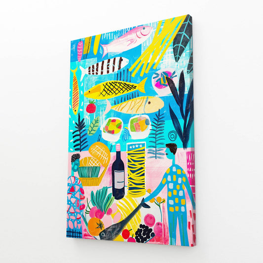 Boho Fish Market Decor