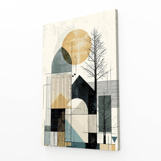 Boho Geometric Landscape Art