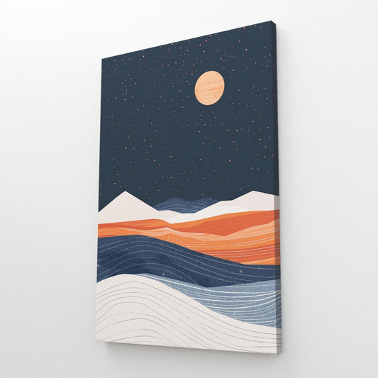 Boho Moon Art