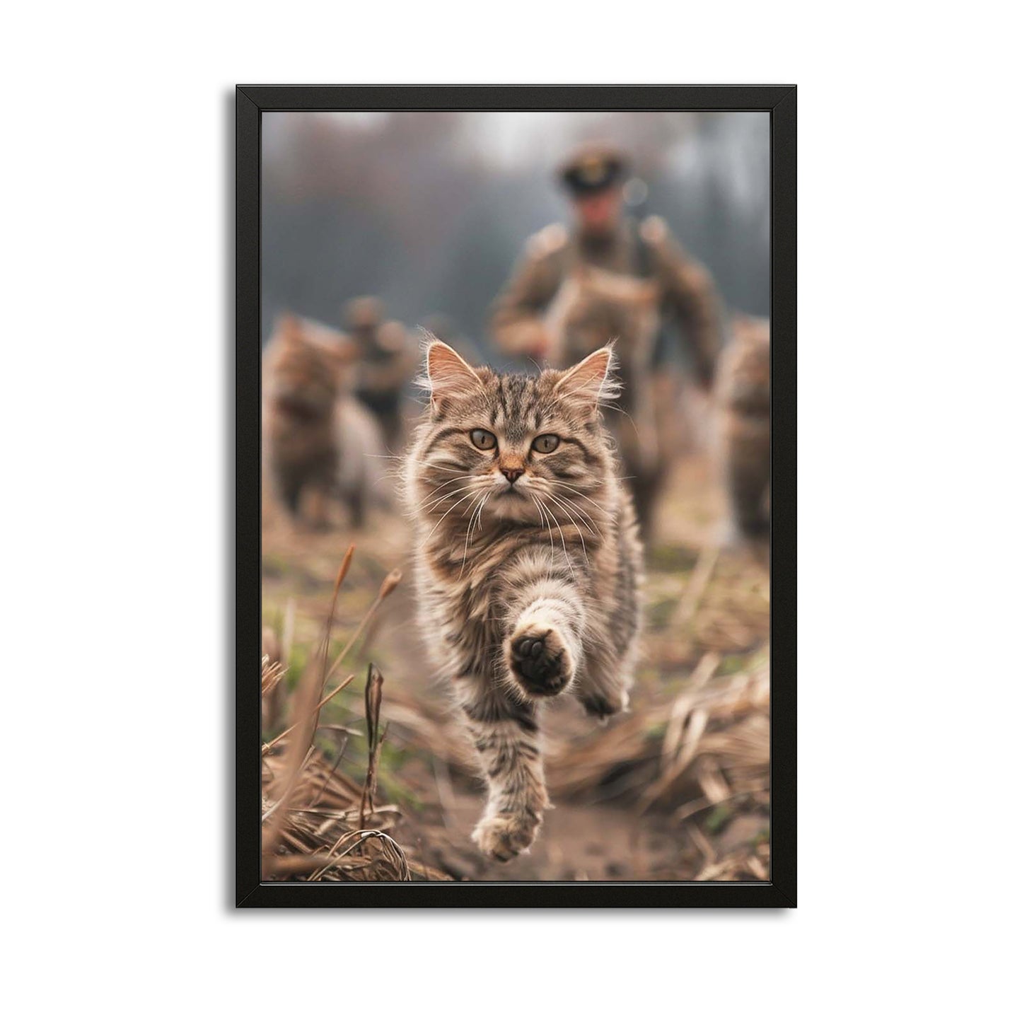 Brave Cat Wall Art